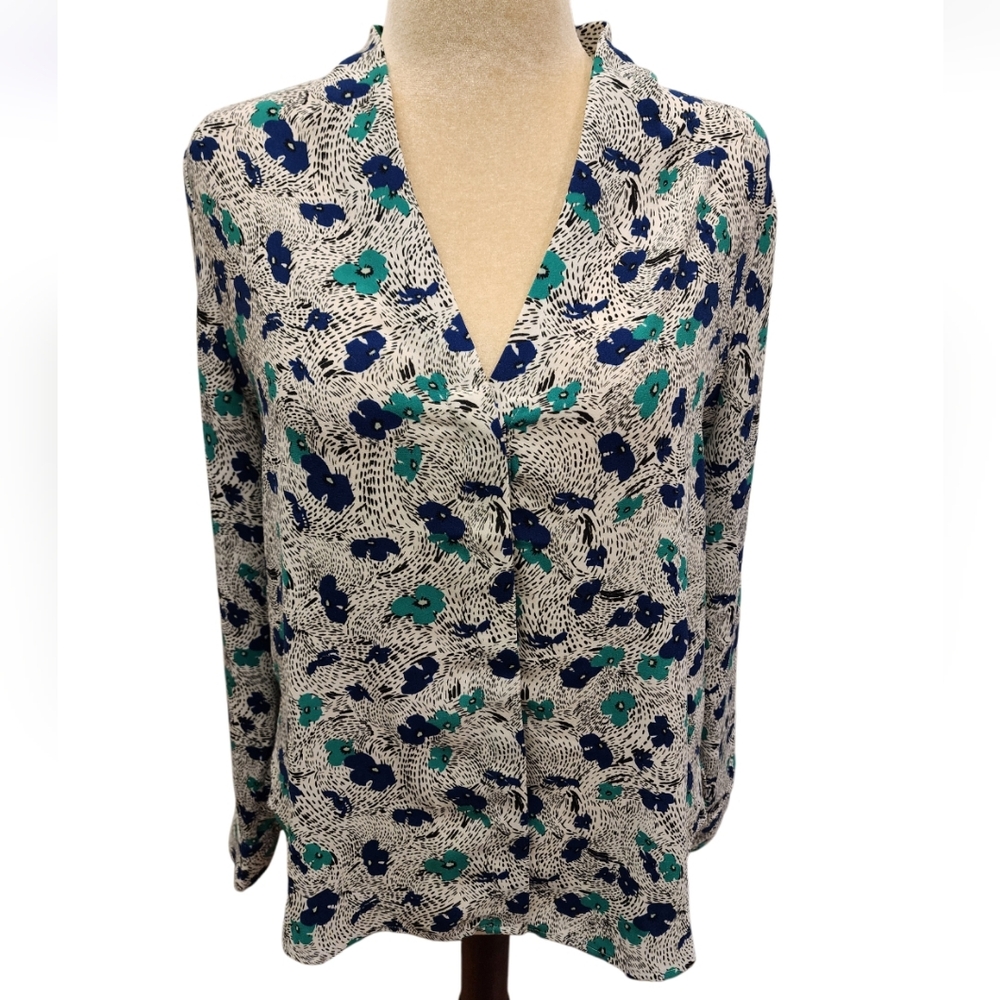 NWT Halogen Floral Blouse from Nordstrom Size Large